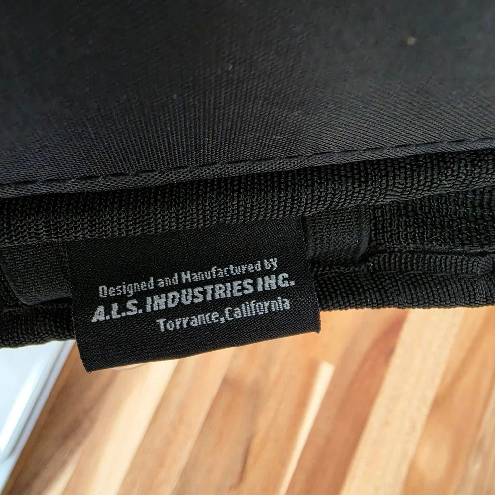 Nintendo DS Lite Blue Black Nylon Carrying Case Carabiner A.L.S. Industries 2007
